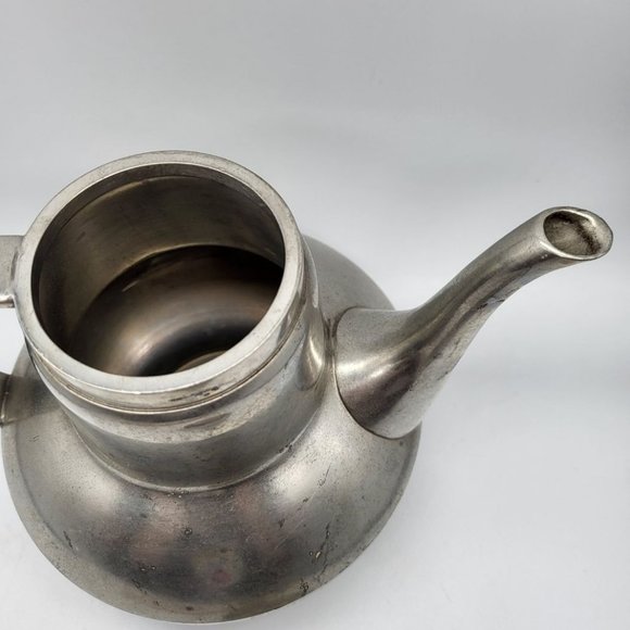 Vintage Metawa Holland Pewter MCM Art Deco Teapot - Picture 5 of 9
